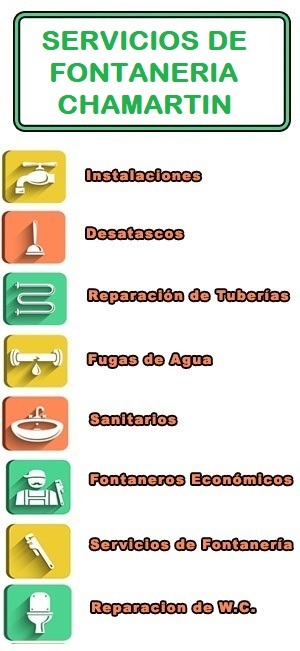 servicios de fontaneria en Chamartin