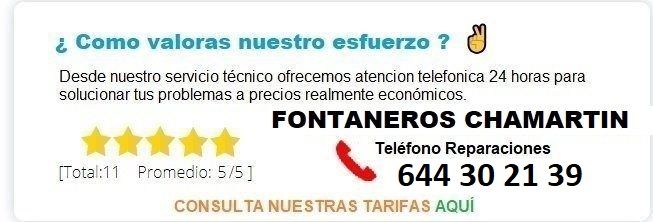 Fontanero Chamartin precio